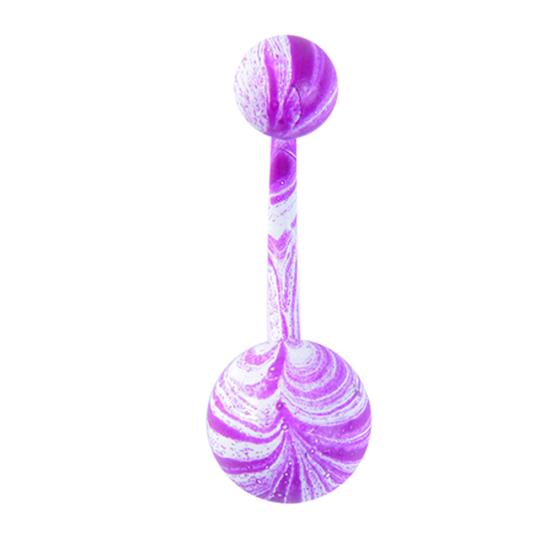 1/9 шт. женское цветное пальто с двойным шариком, штангой, пупком, кольцом в пупке