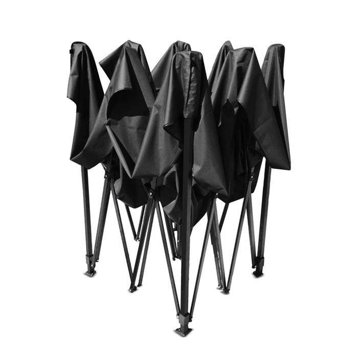 Pavillon pliable - Tourtecs 3x4,5m - Imperméable - Structure en acier - Hauteur réglable jusqu'à 3,4m