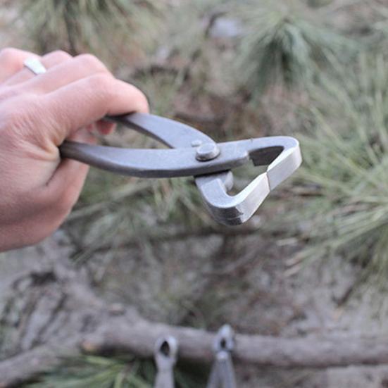 Инструмент для бонсай из нержавеющей стали Вогнутый резак Резак для почек Кусачки для проволоки Плоскогубцы для джина Расщепитель ствола Ножницы для бонсай Сверхпрочный инструмент для обрезки и ухода за садом