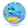 Summer Cooling Pet Water Bed Water Sensory Playmat with Fish Water Sensor Play Mat Tummy Time Water Play Mat for Bored Cats