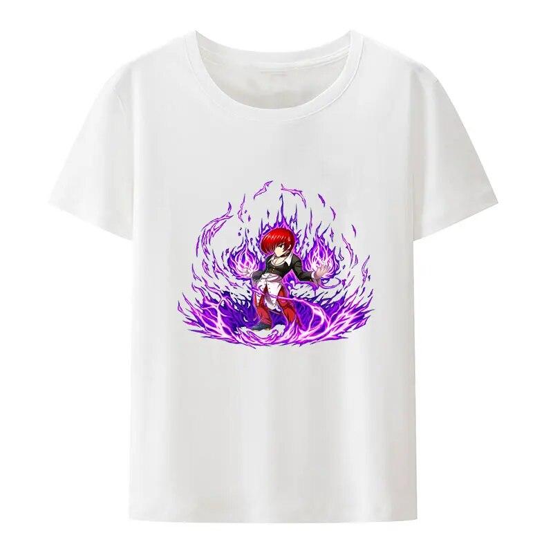 Футболка с принтом «Король бойцов» Mai Shiranui, женская одежда, хипстерская уличная одежда в стиле ретро, уличные модные топы в стиле хип-хоп