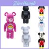 Bearbrick 400% Коллекционная фигурка из ПВХ Сорвиголовы Микки Медведь Строительный блок Модная игрушка