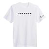 American Charlie Kirk T-shirt Freedom Tee Fashion Cotton Loose Men Women T Shirts Casual O-neck Letter Printing Clothing Unisex
