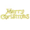 10Pcs Merry Christmas Sign Ornaments Happy New Year Gold Sliver Xmas Letter Pendant for Home Tree Door Hanging Drop Ornament