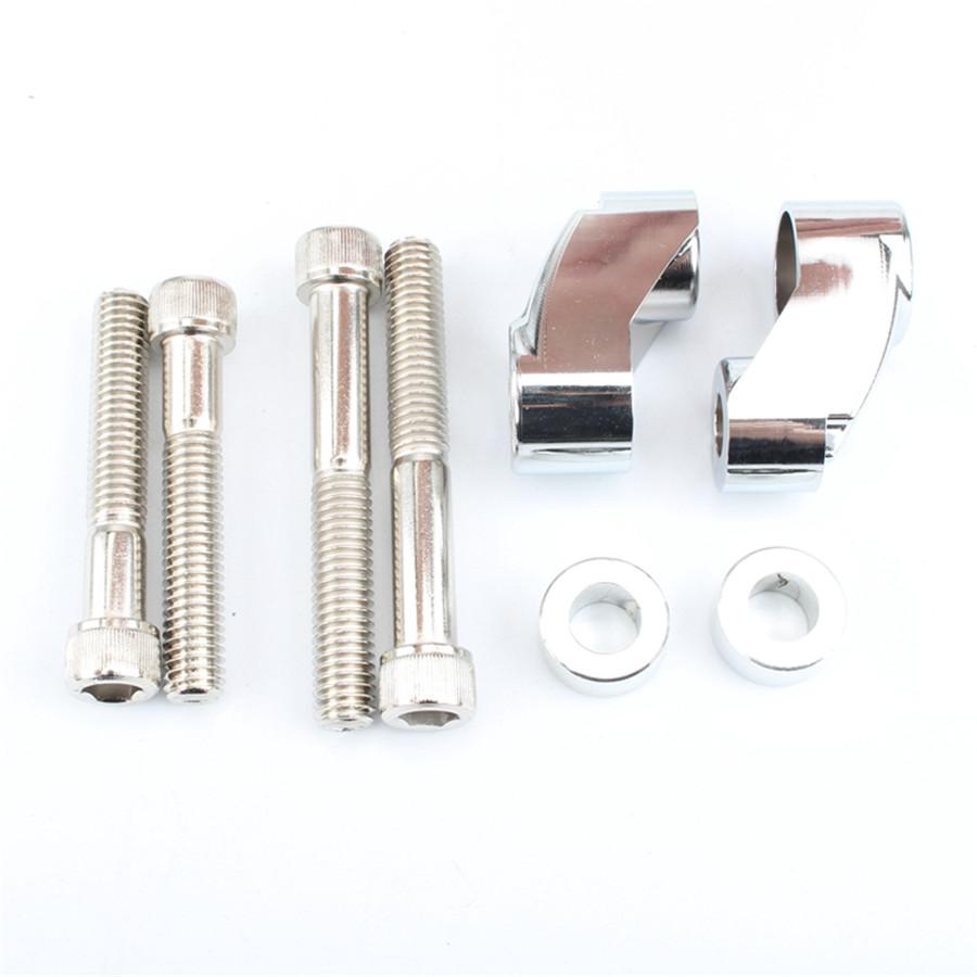 1 пара хромированных комплектов для переноса передних указателей поворота для 39 мм 49 мм Sportster FXR FXD Dyna