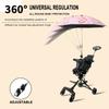 Universal Baby Sun / Rain Parasol Canopy Shade Umbrella for Buggy Pushchair Pram UPF50+