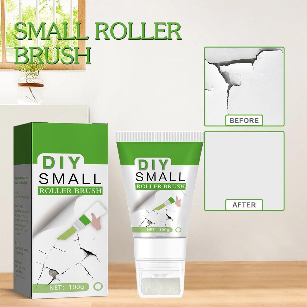 100 г белая настенная маленькая роликовая кисть для краски для внутренних стен, для бытовой стены, экологическая краска