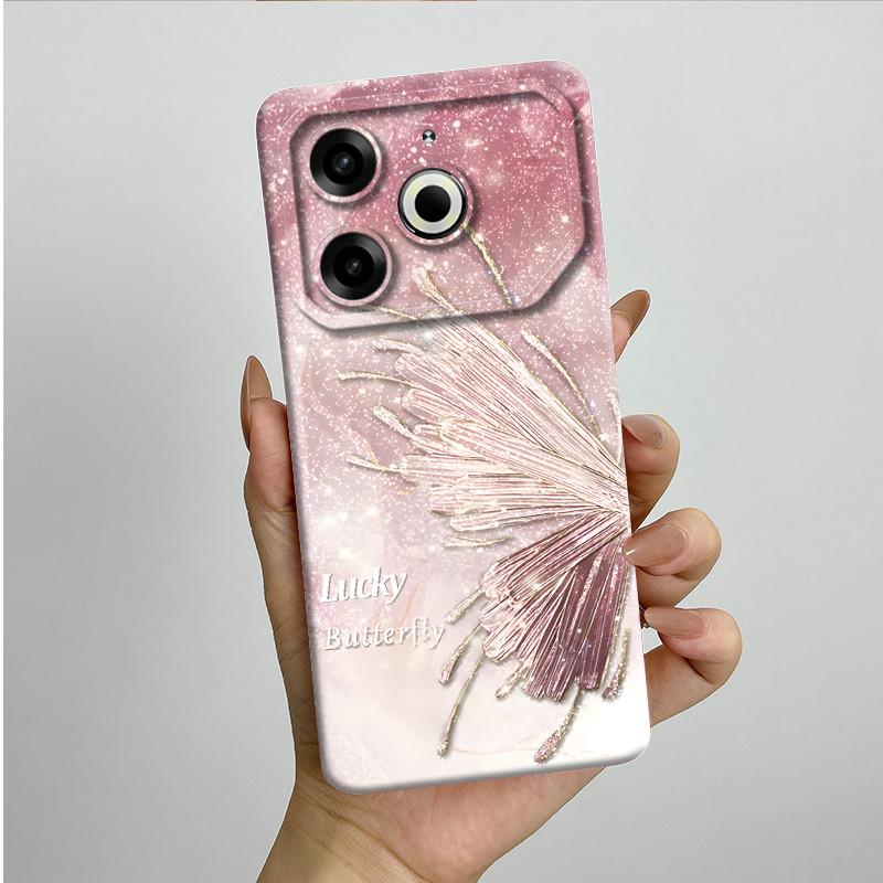 Для Tecno Pova 6 Neo Чехол POVA6NEO Силиконовый ТПУ Мягкий Чехол для Телефона Расписной Печатный Ударопрочный Защитный Задний Чехол