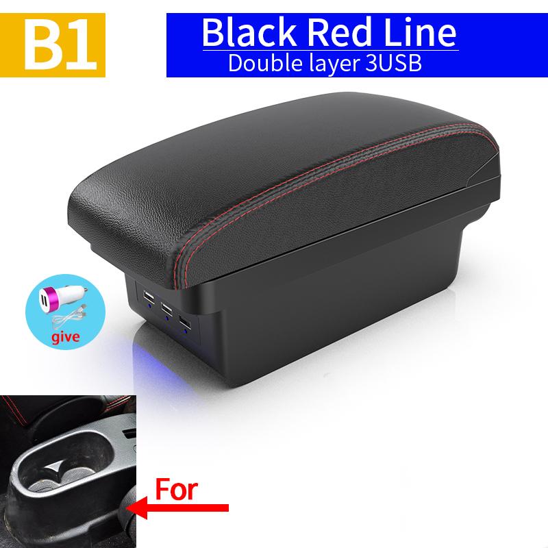 For Peugeot 207 armrest box For peugeot 207 Car Armrest box Central Storage box Interior Dedicated Retrofit Car Accessories