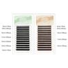 3D W Shape Individual Lashes Easy Fan W Style Black Eyelash Extensions Soft Mink W-Shaped Brown Eyelashes for Makeup