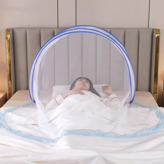 Складная москитная сетка, портативная регулируемая москитная сетка, дорожная сетка от насекомых, спальная сетка для летней кровати в общежитии, кемпинга