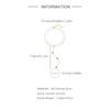 Fashion Chain Link Bracelets 925 Sterling Silver Chain Finger Bracelet Eye Shae Zircon Gold Plated Bracelets for Women