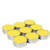 Set of 9 Citronella Mosquito Repellent Candles for Outdoor Use