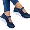 New Casual Single Shoes Women's Platform Fly-woven Breathable Velcro Casual Mesh Large Size Women's Shoes