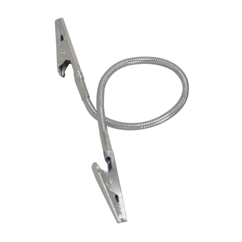 Portable Mosquito Coil Clip Double-Headed Alligator Clip Mosquito Coil Extra Long Metal Thread Coil Holder Clip Stainless Steel