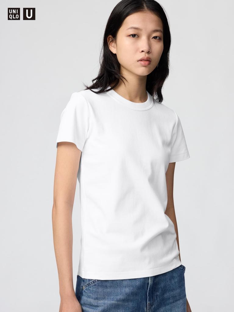 Uniqlo Футболка с круглым вырезом в японском стиле