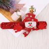 Portable Animal Christmas Slap Bracelets Durable Fabric Festival Parties Decors X3UC
