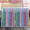 10PCS Christmas Vivid Assorted Colors Graffiti Pens Quick Dry Fine Point 0.35mm 10 Vibrant Colors Ink Writing&Drawing Sketching with Paper Back School