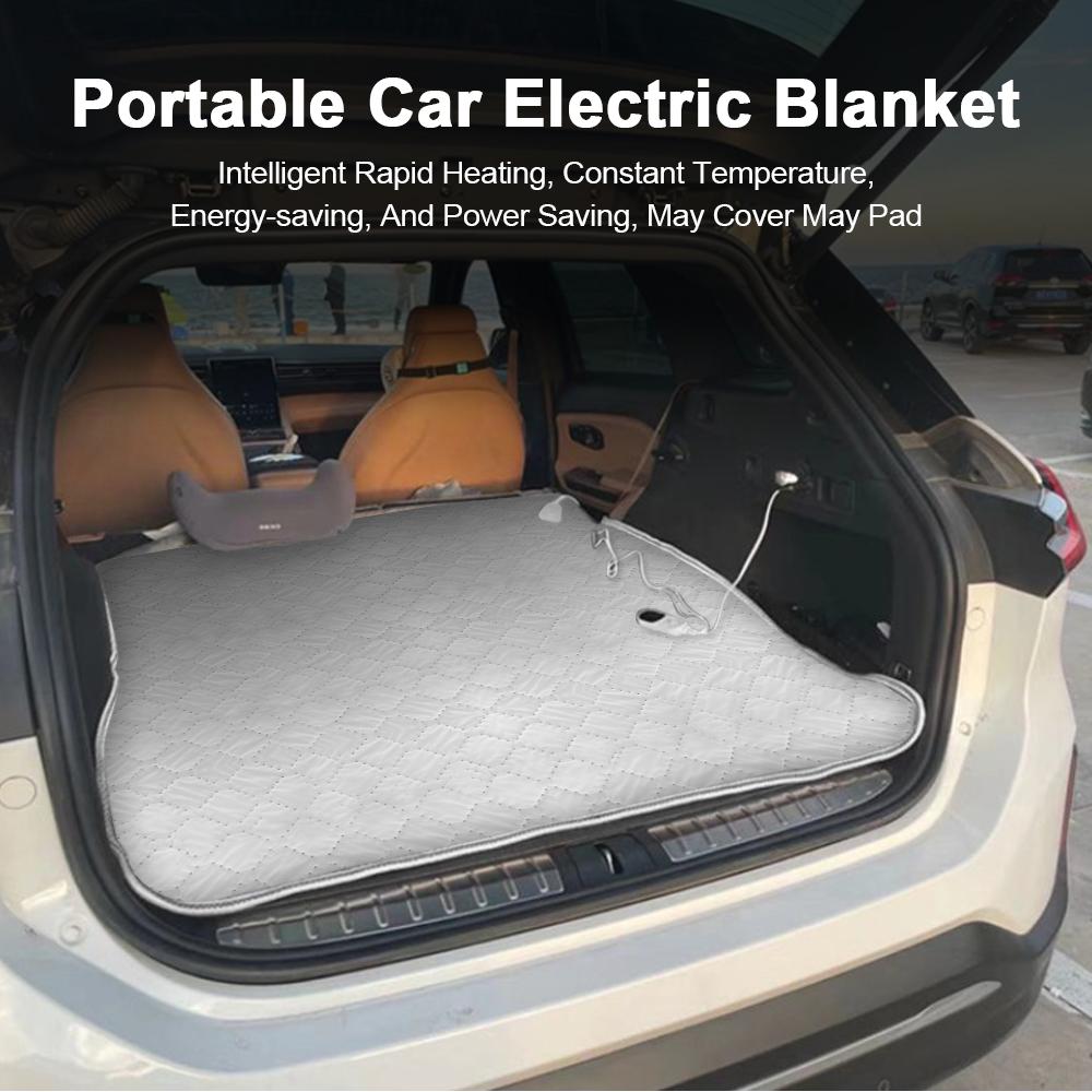 12V Car Electric Heated Blanket Energy‑Saving Warm Heating Mat 50x150cm/70x180cm/120x150cm for Car Truck RV Travel Indoor Use