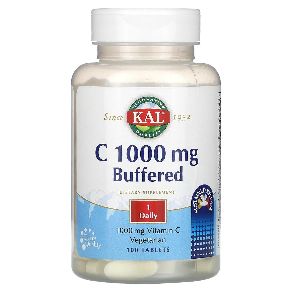 C 1,000Mg buffered, 100 tablets