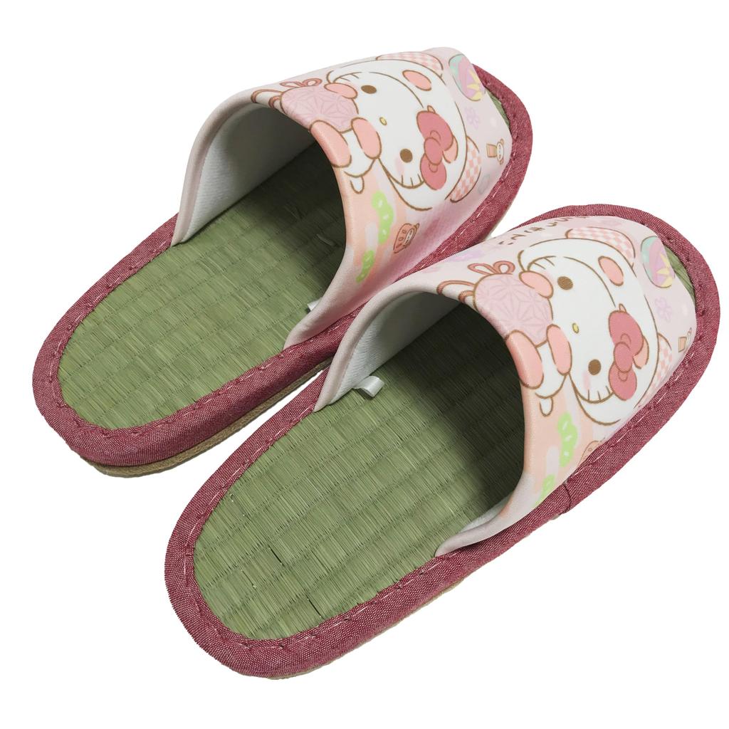 Sanrio Hello Kitty Nippon and Easy To Walk Size 24cm Perfect for Indoor Use or As a Guest Slippers Cute, Comfortable, In. Stylish, Pink, (262251).