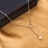 Simple Hollow Triangle Necklace Adjustable Pendant Women's Necklace Clavicle Chain ADM