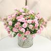Artificial Carnation 20 Heads Realistic Fake Silk Flower Wedding Party Home Office