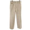 MUSTANG KNIT by HAGGAR 70s 80s Vintage Rocket Talon Check Pattern Long Pants Men's Used