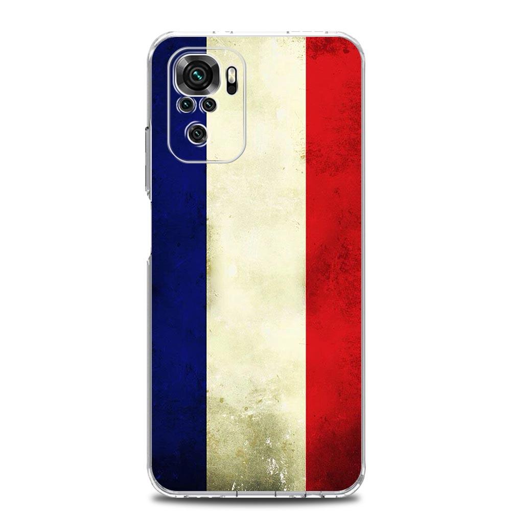 Мягкий чехол для телефона с национальными флагами RU FR UK для Xiaomi Redmi Note 15 14 13 12 4G 10 11 Pro Plus 5G 14C 13C 12C 10C 9A