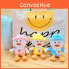 Fluffy Plush Duck Keychain Cute Bag Accessory Soft Yellow Duck Doll