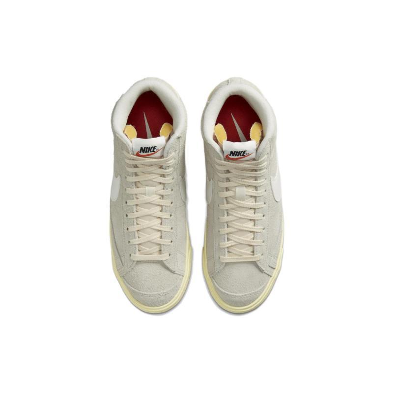 Nike Blazer Mid 77 Vintage Light Bone Alabaster Women's Sneakers Skateboard Shoes DV7006-001