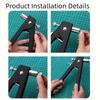 86Pcs with Metric Nuts Assortment Blind Hand Riveter Threaded Insert Rivet Tool  Household Repair