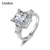 Lindon Women  Zircon Rings Party Anniversary Fine Jewellery Ring