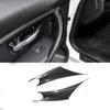 Накладки на ручки дверей для BMW Матовое волокно (Набор 2) F30, F31, F32, F33, F34, F35, F36, F80, Черный/Углеродное волокно/Бежевый (Углеродный узор)