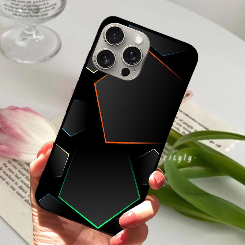 Popular Patterns For iPhone 15 Plus Case On iPhone15 Soft Silicone TPU Phone Cover For iPhone 15 Pro Max Protector Coque Funda