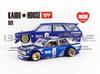 1971 Datsun 510 Blue Metallic by Jun Kaido House Special Diecast Model True Scale Blue Wagon, Right-Hand Drive, (Designed Imai) 1/64 Car, Miniature,