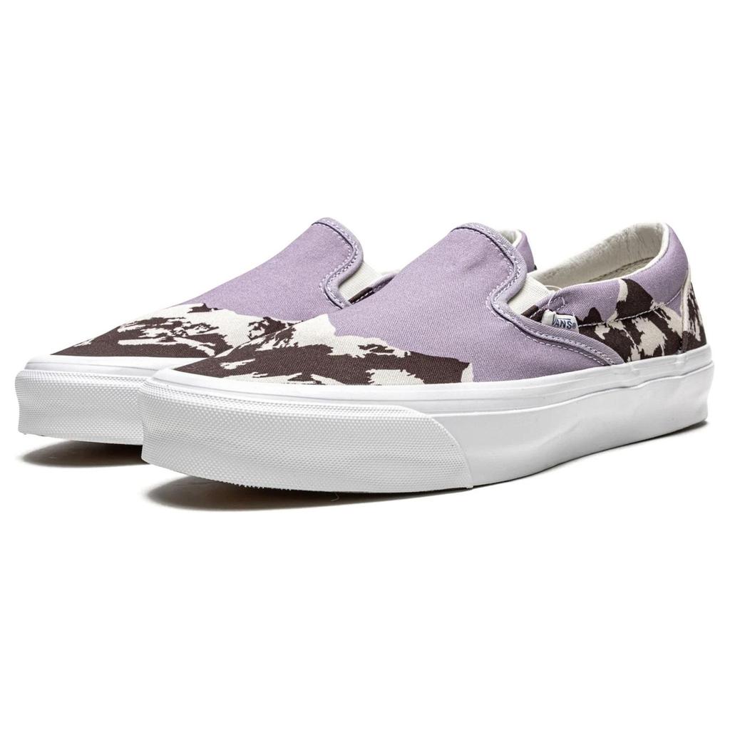Kith x Vans Vault OG Classic Slip-On LX Mountain Range Унисекс Кроссовки Фиолетовый Белый VN0A45JK6CE
