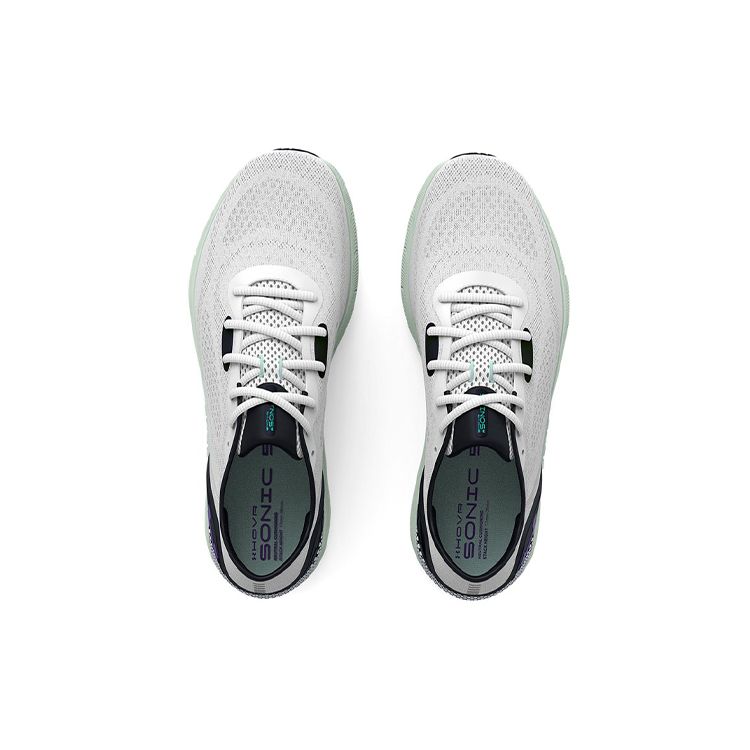 Under Armour HOVR Sonic 5 Модные Удобные Спортивные Тканевые Низкие Повседневные Кроссовки для Бега Женские кроссовки Белые 3025659-103