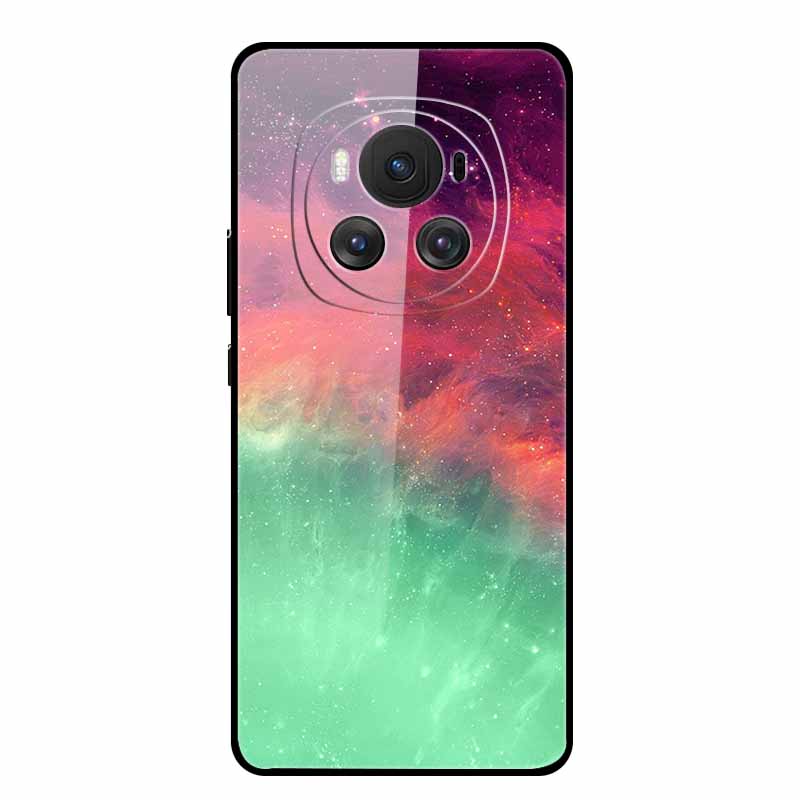 Tempered Glass Case For Honor Magic 6 Pro Case 6.8" Soft Edge Hard Glass Back Cover For Honor Magic6 Pro Phone Case Fundas Shell