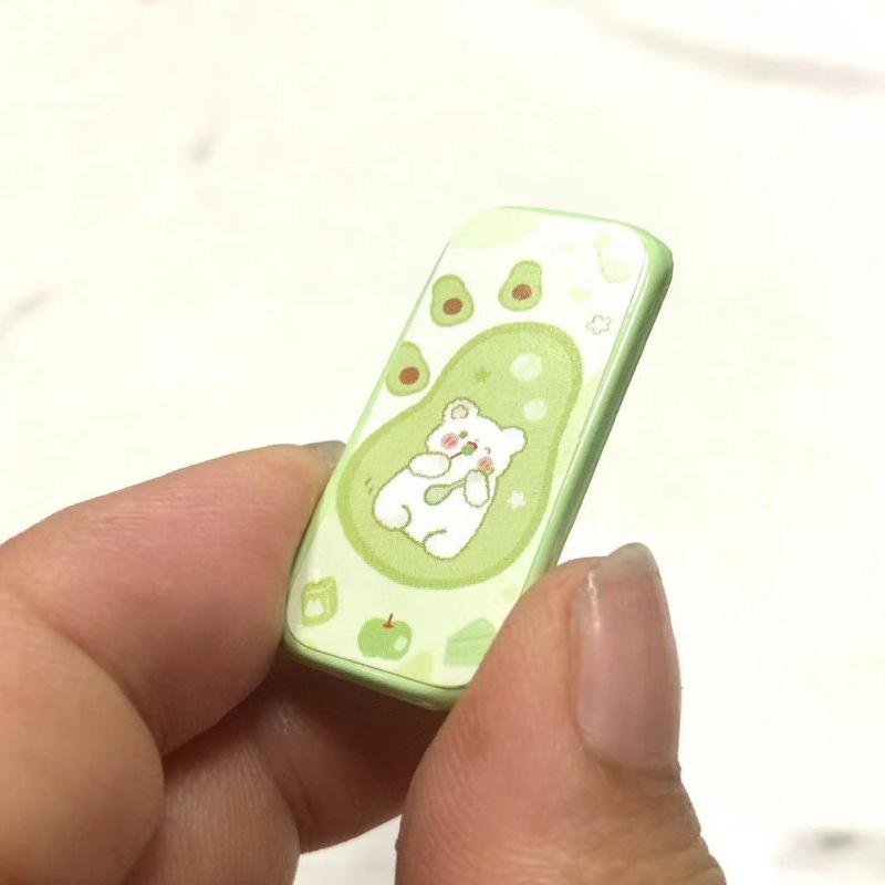 Миниатюрный офисный макет канцелярский набор: Пенал, Блокнот, Альбом для эскизов, Линейка, Штангенциркуль, Мелок (1:12 шкала)