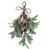 Artificial Mistletoe Prevents Color Fading Attractive Christmas Mistletoe Decoration for Door