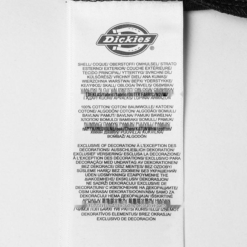 Унисекс графическая футболка Dickies с коротким рукавом, свободный крой