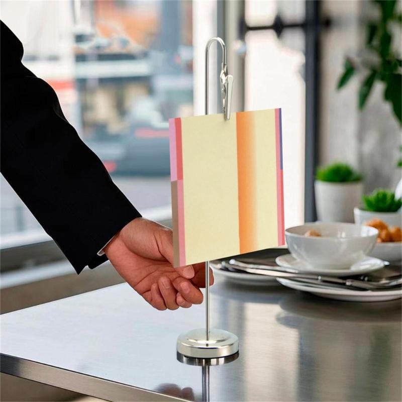 Name Card Holder Photo Holder with Clips Photo Stand Memo Holder Clip Card Holder Postcard Holder for Restaurants