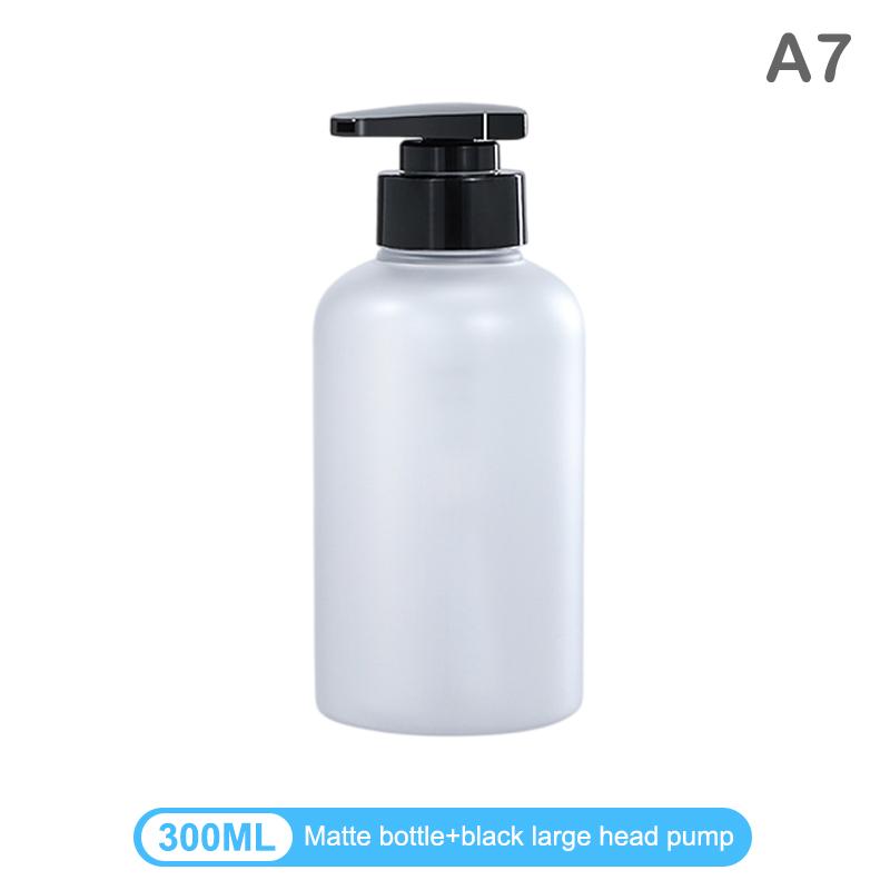 1Pcs Refillable Empty Shampoo Conditioner Body Wash Dispenser 300/500Ml Container Bathroom Soap Bottle Shower Pump Liquid Soap