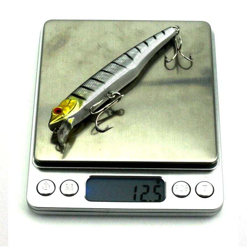 HENGJIA 1 шт., приманка для рыбалки гольяна, воблер, реалистичная наживка для щуки, пластиковая жесткая приманка, рыболовные снасти