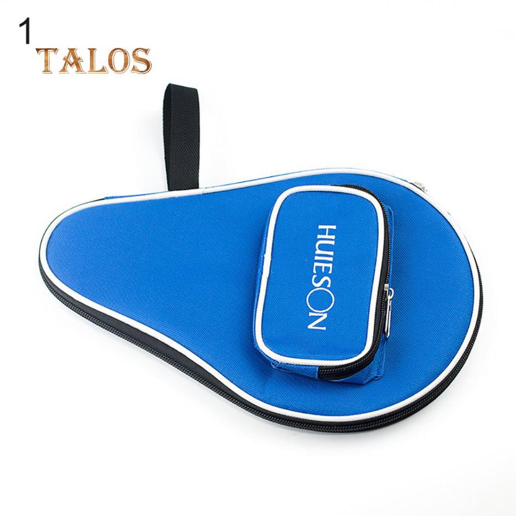 Professional Table Tennis Racket Case Cover for 1 Ping Pong Paddle Bat 3 Balls Sports Goods