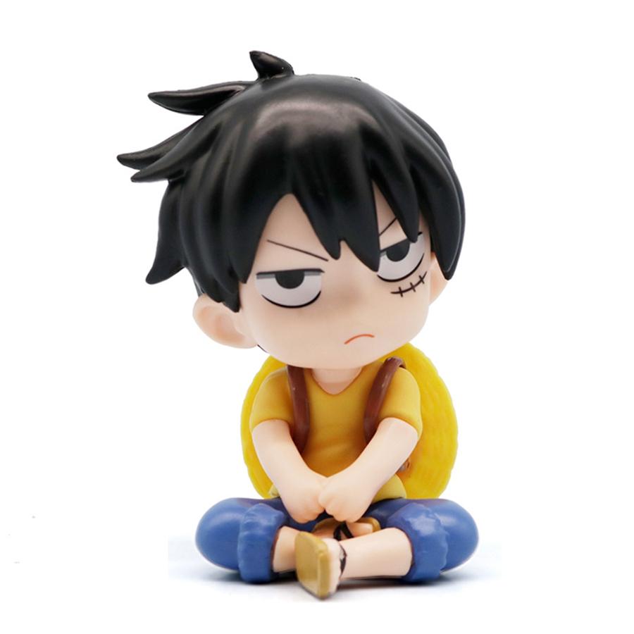 9.5 см Аниме Модель ONE PIECE Смотрит Вверх Луффи/Зоро Экшн-модель Q Версия Кавайная Нами/Санджи Фигурка ПВХ Коллекционная Фигурка Игрушки
