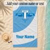 Beach TowelMalmö FF Custom Name Text Personalized Soft Towel for Beach Pool Indoor Home Decor Gift