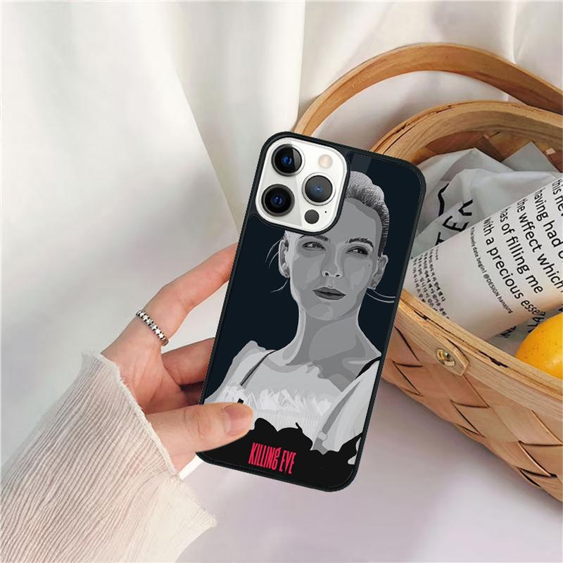 Сериал Убивая Еву Вилланель Ева Чехол для телефона для iPhone 17 Air 16 15 14 11 12 13 Pro MAX Plus coque Чехол