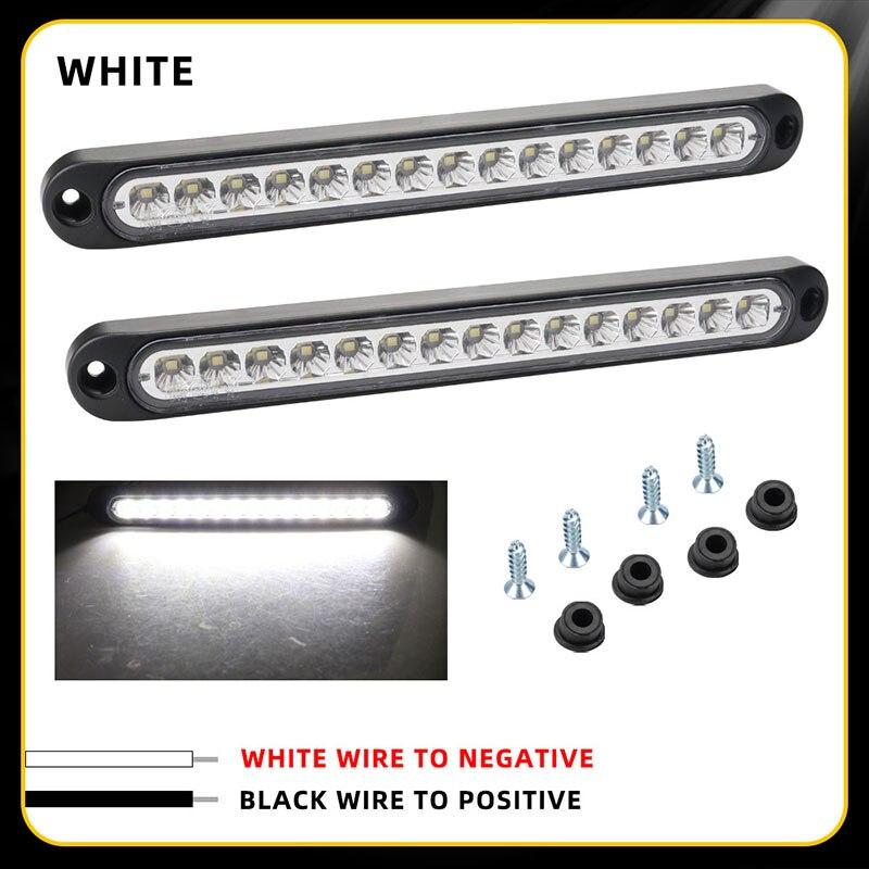 1x Автомобильная световая панель 15 светодиодных лампочек для автомобиля, грузовика, внедорожника, автофургона, стоп-сигнала, бокового габаритного огня, сигнала поворота, предупреждения, заднего фонаря 12 В 24 В